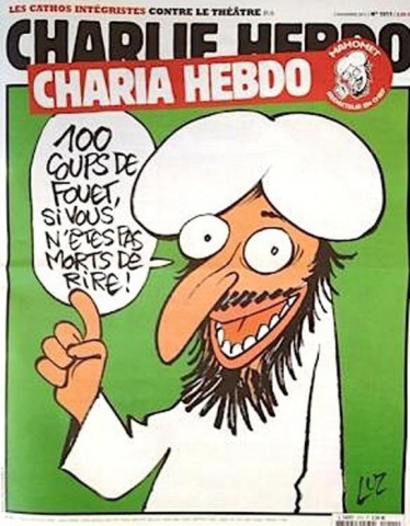 La vignetta del giornale satirico contro il terrorismo