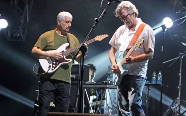 Daniele con Eric Clapton
