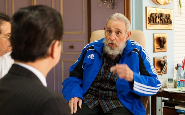 Fidel Castro in un'intervista