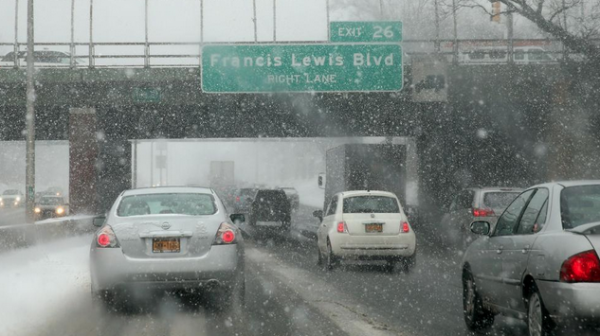 New York e la tempesta di neve
