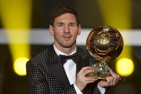 Pallone d'oro di Leo Messi nel 2012