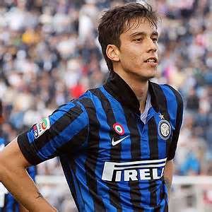 Ricky Alvarez con la maglia dell'Inter