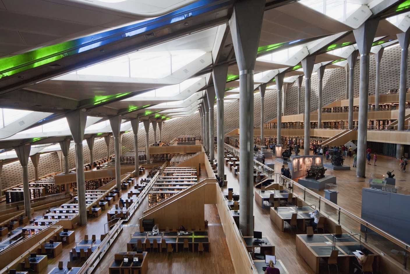 Biblioteca Alexandria, Egitto.