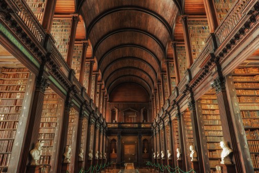 Biblioteca Trinity College, Dublino, Irlanda.