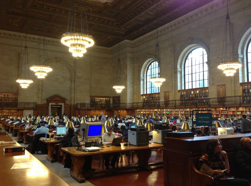 Biblioteca pubblica di New York, Stati Uniti.