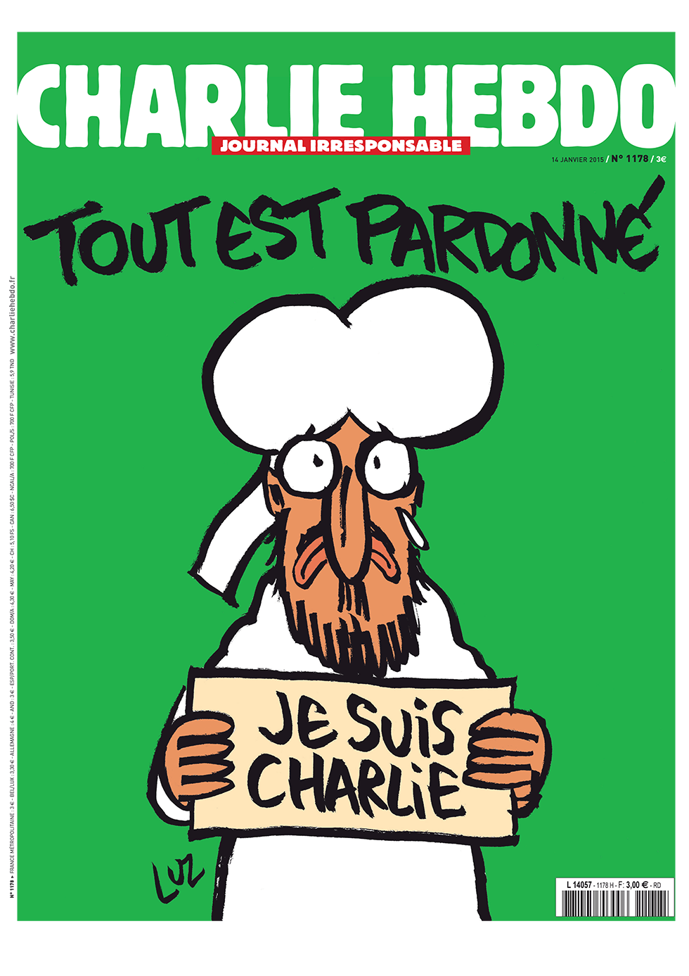 Il numero di Charlie Hebdo uscito dopo l'attentato