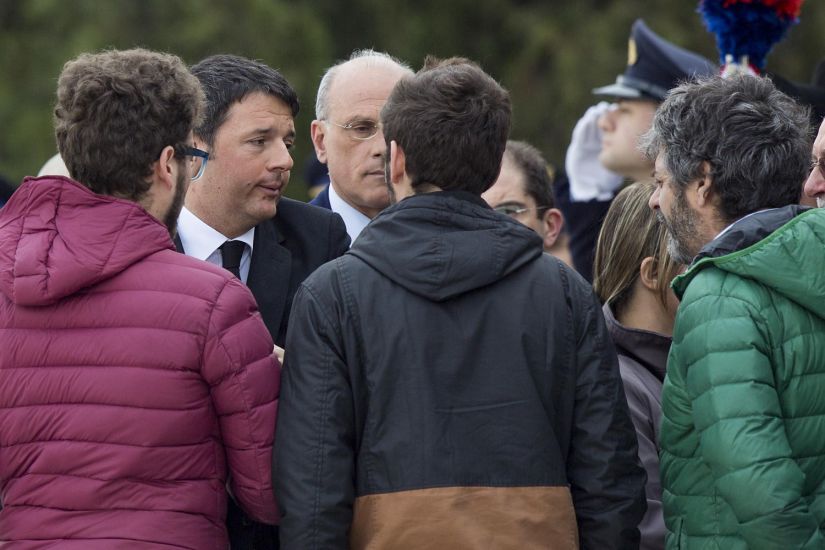 L'arrivo delle salme italiane