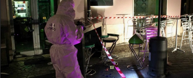 Rilievi sulla scena dell'omicidio di David