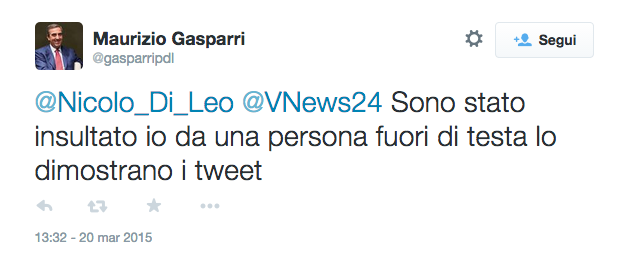 Risposta di chiusura