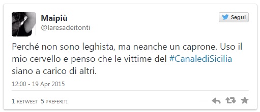 I commenti al naufragio con 700 vittime