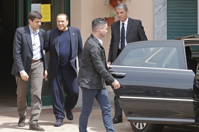 Berlusconi a Cesano Boscone