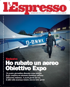 Copertina dell Espresso dedicata ad Expo