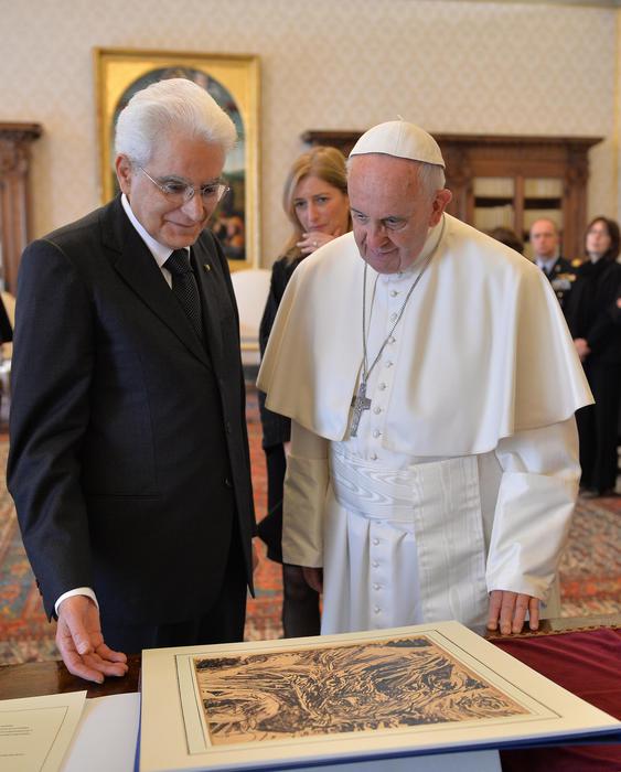 Il Presidente della Repubblica con Papa Francesco