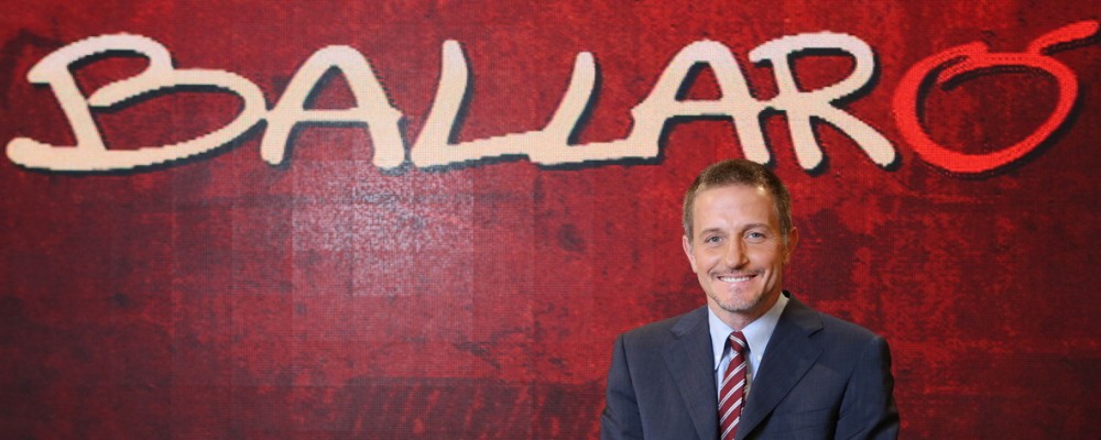 Il conduttore di Ballaro Massimo Giannini