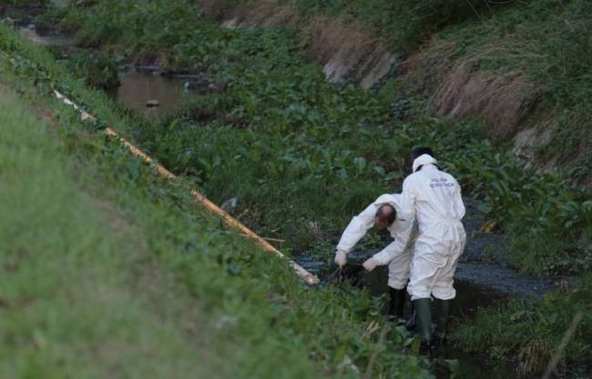 Il luogo del ritrovamento del corpo