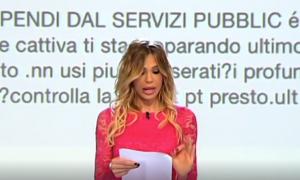 Ilary Blasi legge in diretta il messaggio per Matteo Viviani
