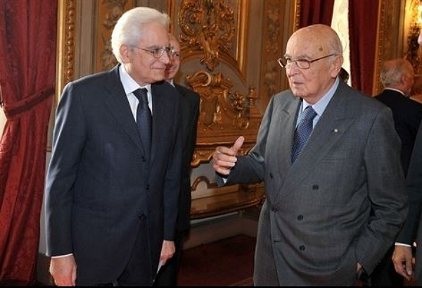 Mattarella e Napolitano