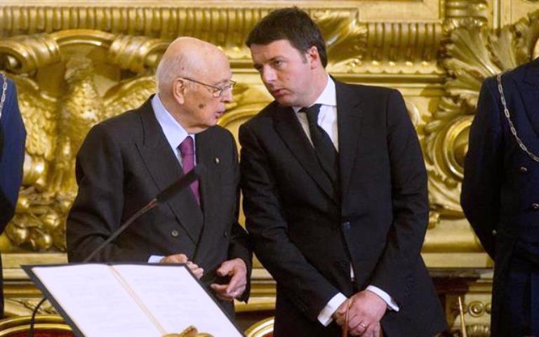 Renzi e Napolitano