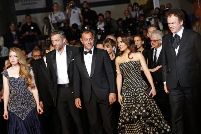 Garrone e il cast de Il Racconto dei Racconti