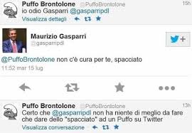 Gasparri twitta anche contro i Puffi