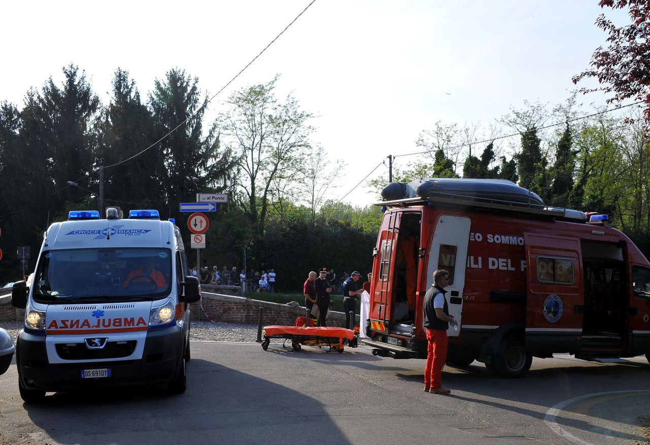 I soccorsi sul luogo