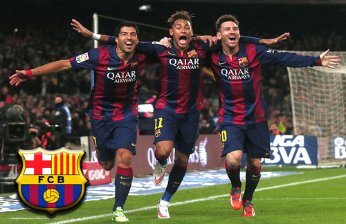 Il tridente del Barcellona