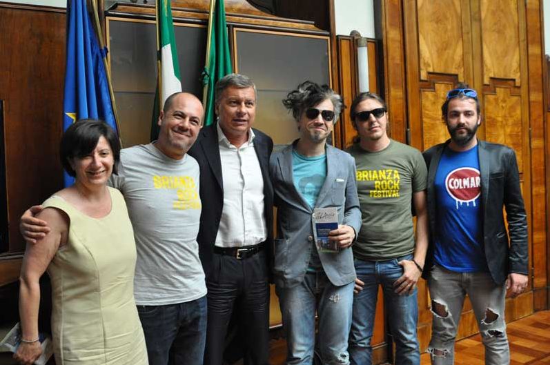 Morgan alla presentazione del Brianza Rock Festival