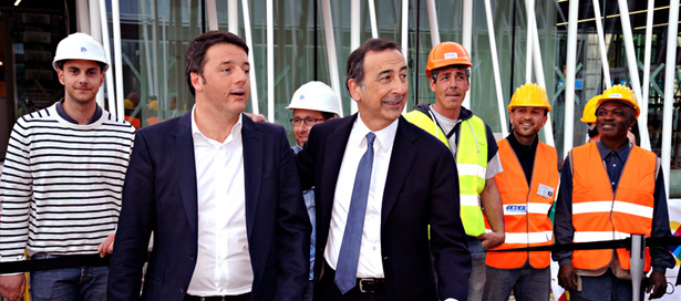 Renzi e Sala ad Expo