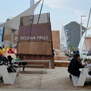 Una delle cucine del padiglione