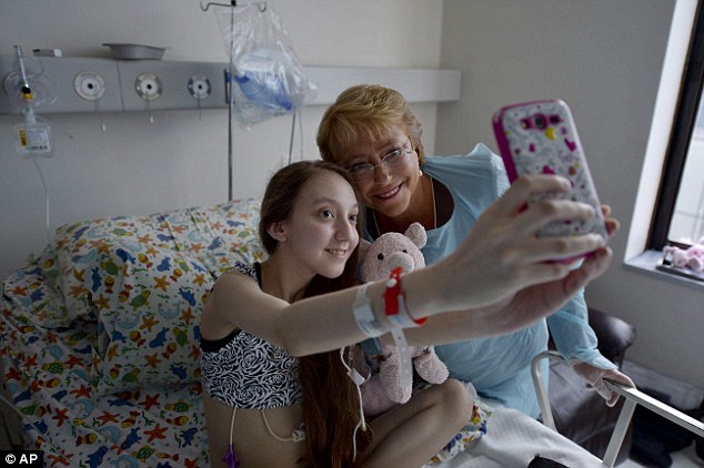 Selfie con la presidente cilena