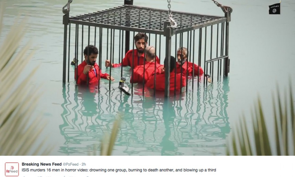 Anche i siti di informazione condividono sul web la folle esecuzione