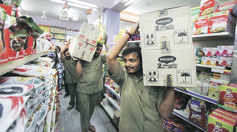 Gli spaghetti che vengono ritirati