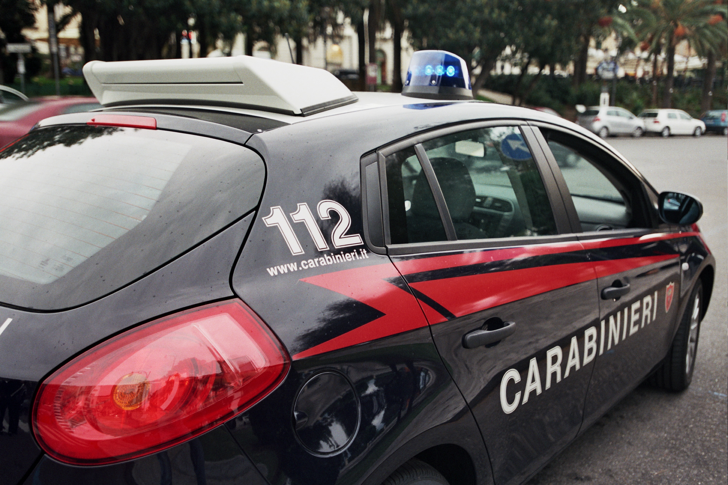 I Carabinieri sul posto