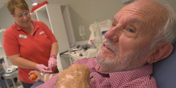 Il donatore di sangue che ha salvato molte vite