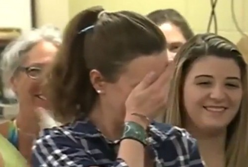 L'emozione di Courtney Vashaw