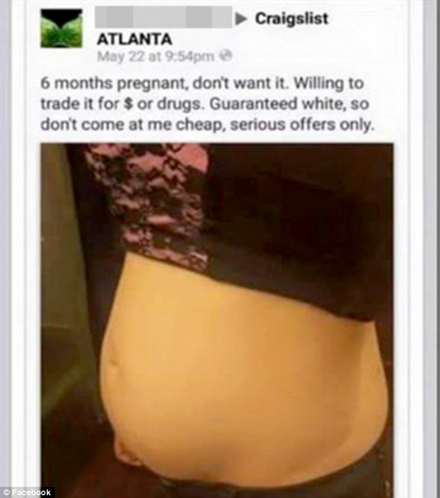 L'annuncio choc sul web