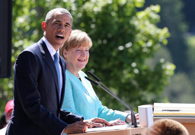 Obama e la Merkel 2