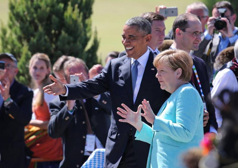 Obama e la Merkel