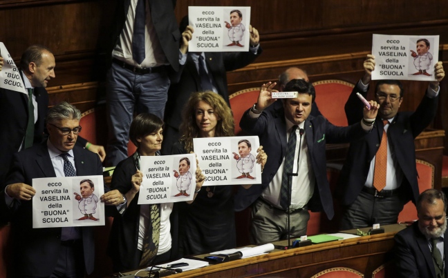 Protesta in Senato 2