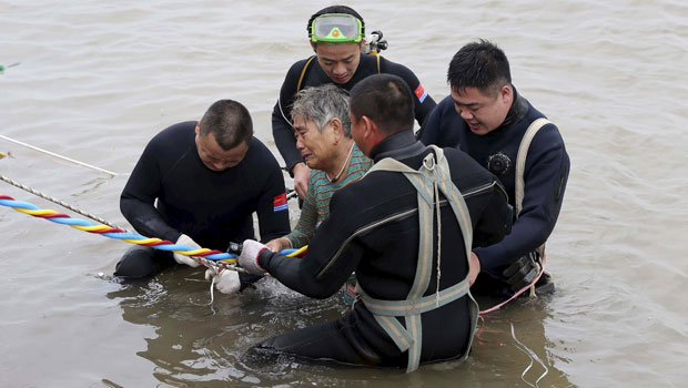 Un passeggero tratto in salvo