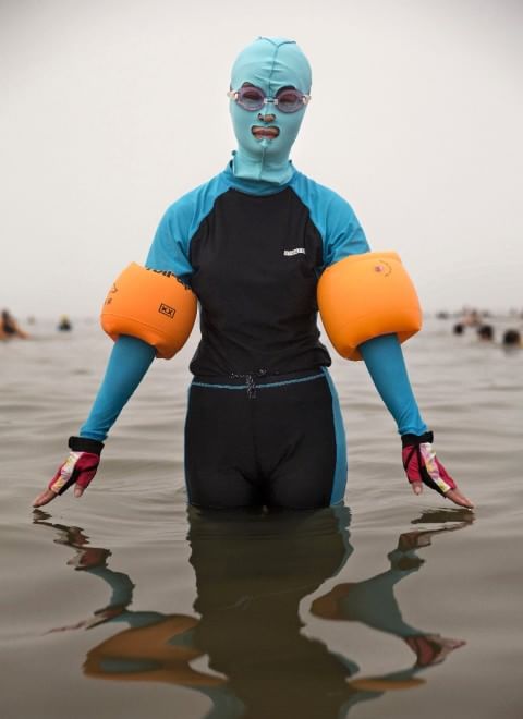 Face-kini spopola in CIna