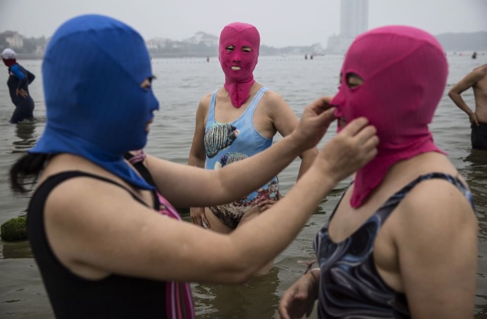 Face-kini spopola in CIna