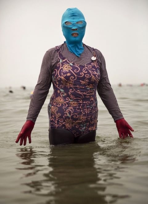 Face-kini spopola in CIna