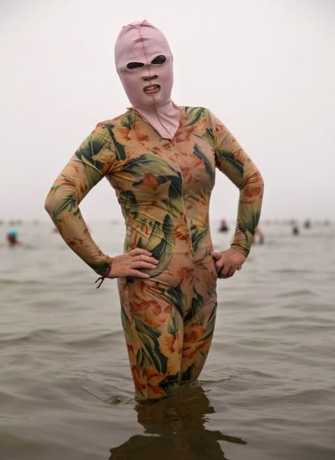 Face-kini spopola in CIna