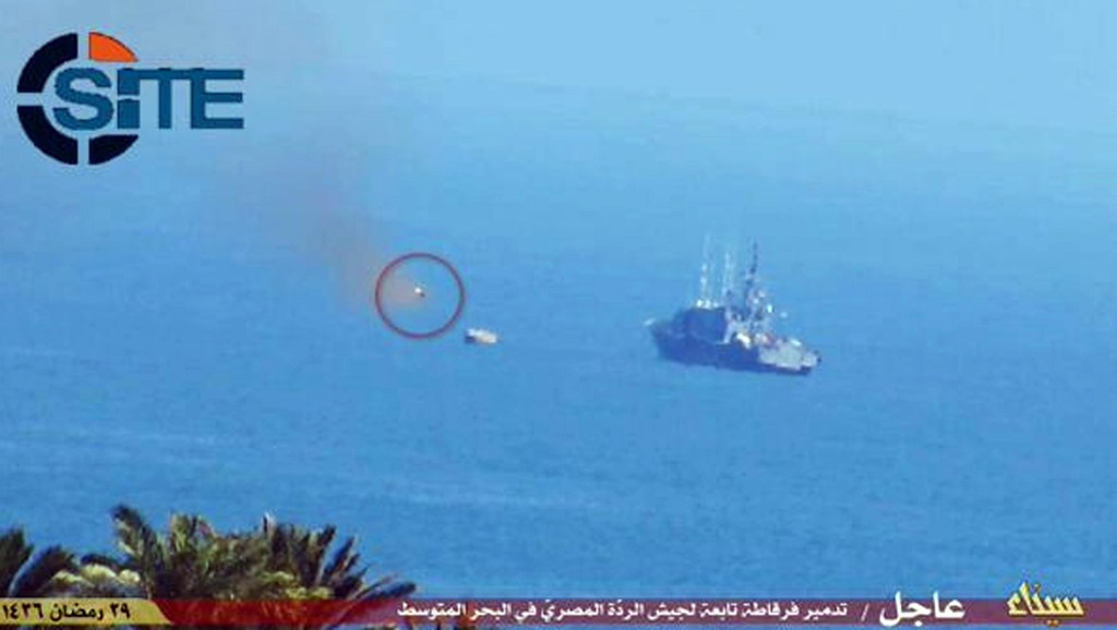 Attacco Isis contro nave egiziana