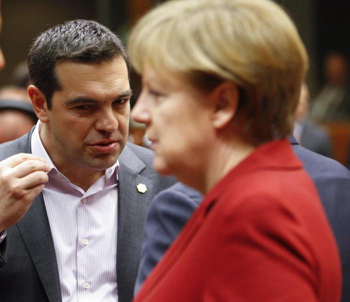 Merkel e Tsipras