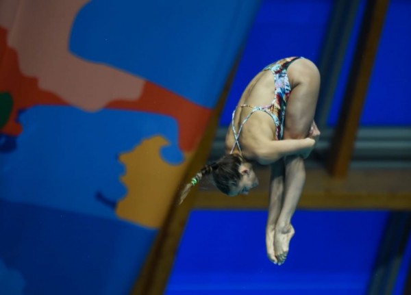 Tania Cagnotto in azione