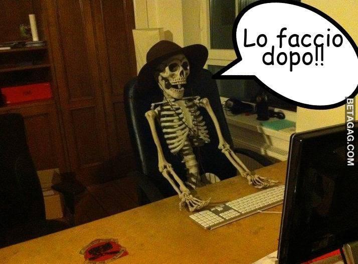 Procrastinazione: incapaci di progettare