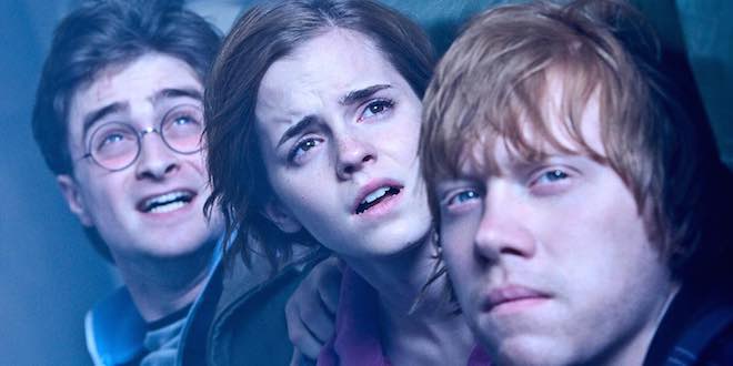Harry, Hermione e Ron