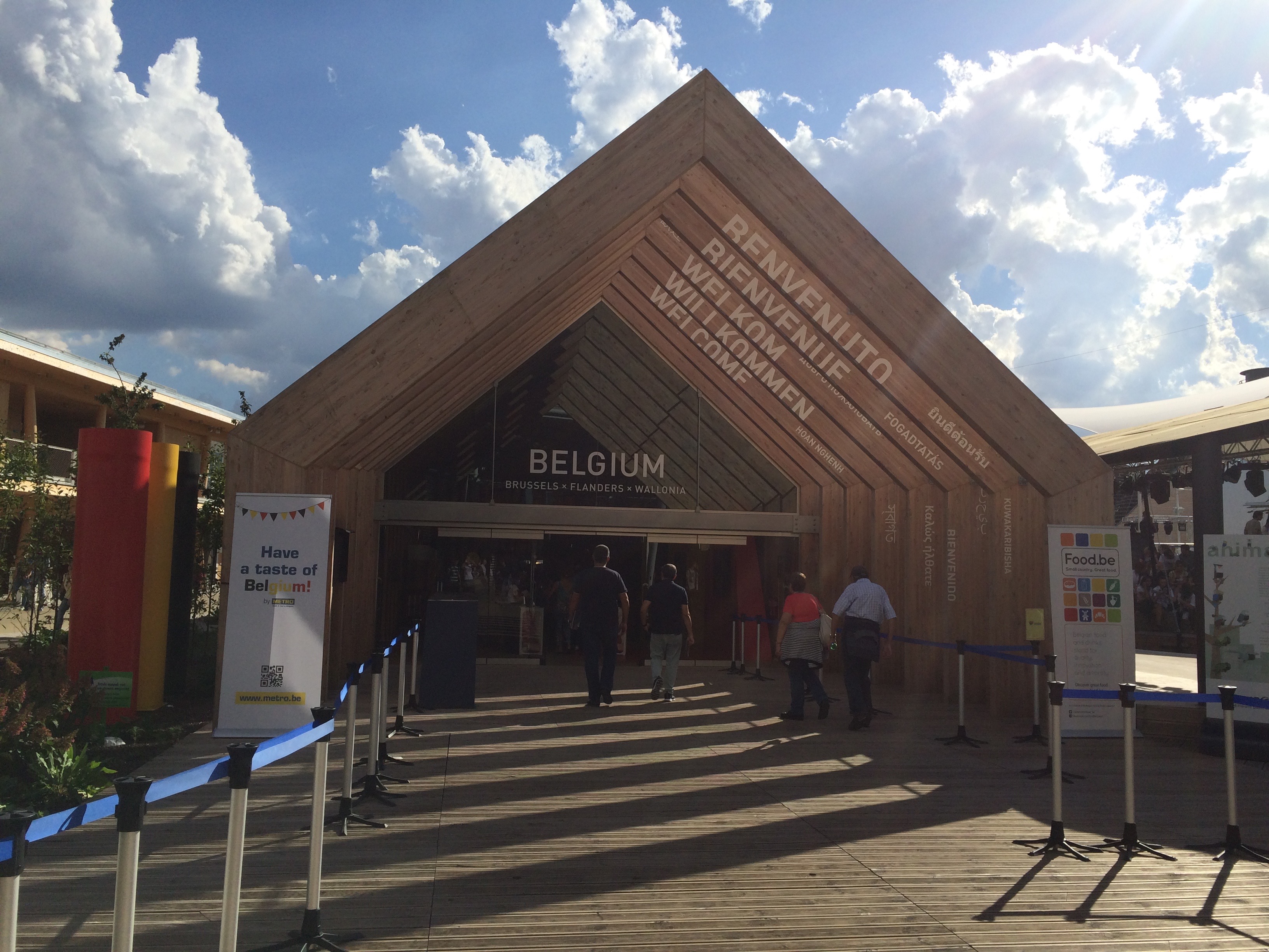 Ingresso Padiglione Belgio